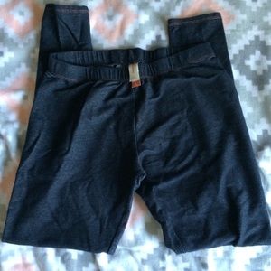 Blue jean faux leggings